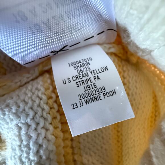 Janie and Jack Winnie the Pooh Honey Stripe Sweater Pants Baby Sz 18 24 Mos - Picture 10 of 13